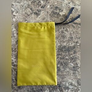 Gucci Eyeglass Pouch/Dust Bag with Black Drawstring
